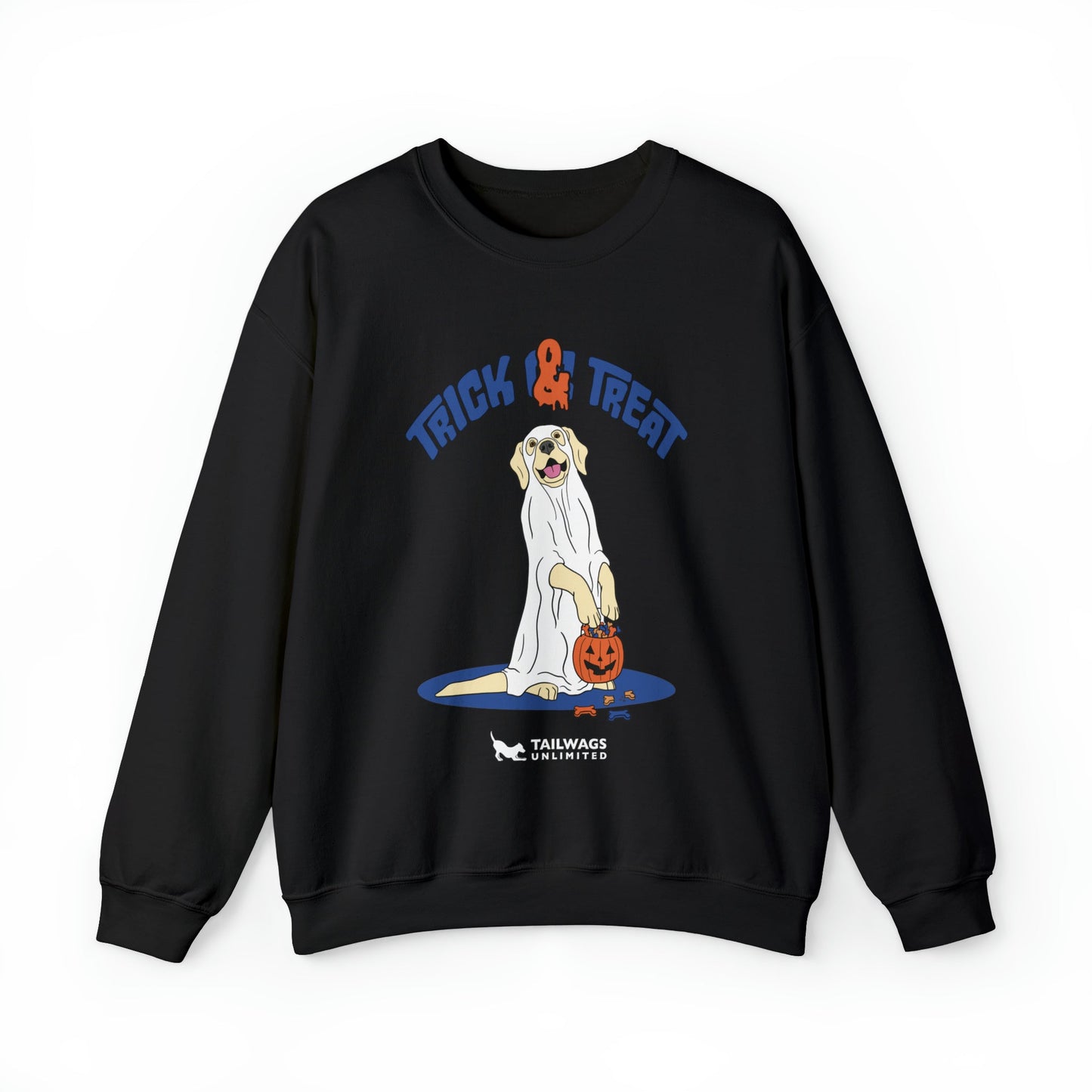 Trick & Treat Crewneck Sweatshirt - TAILWAGS UNLIMITED