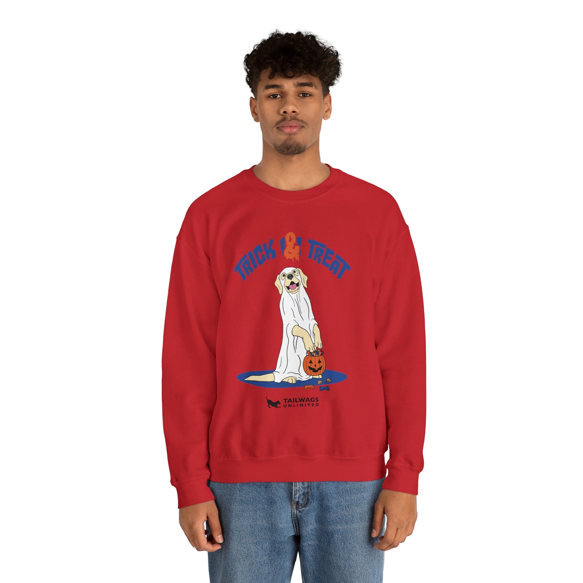 Trick & Treat Crewneck Sweatshirt - TAILWAGS UNLIMITED