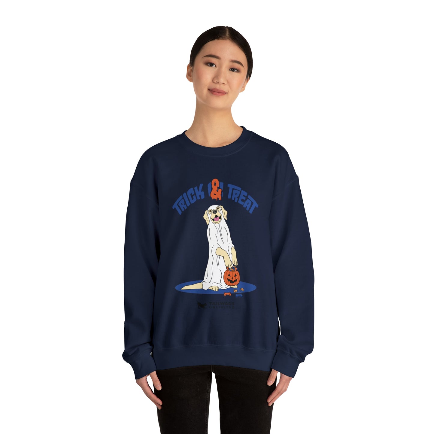 Trick & Treat Crewneck Sweatshirt - TAILWAGS UNLIMITED