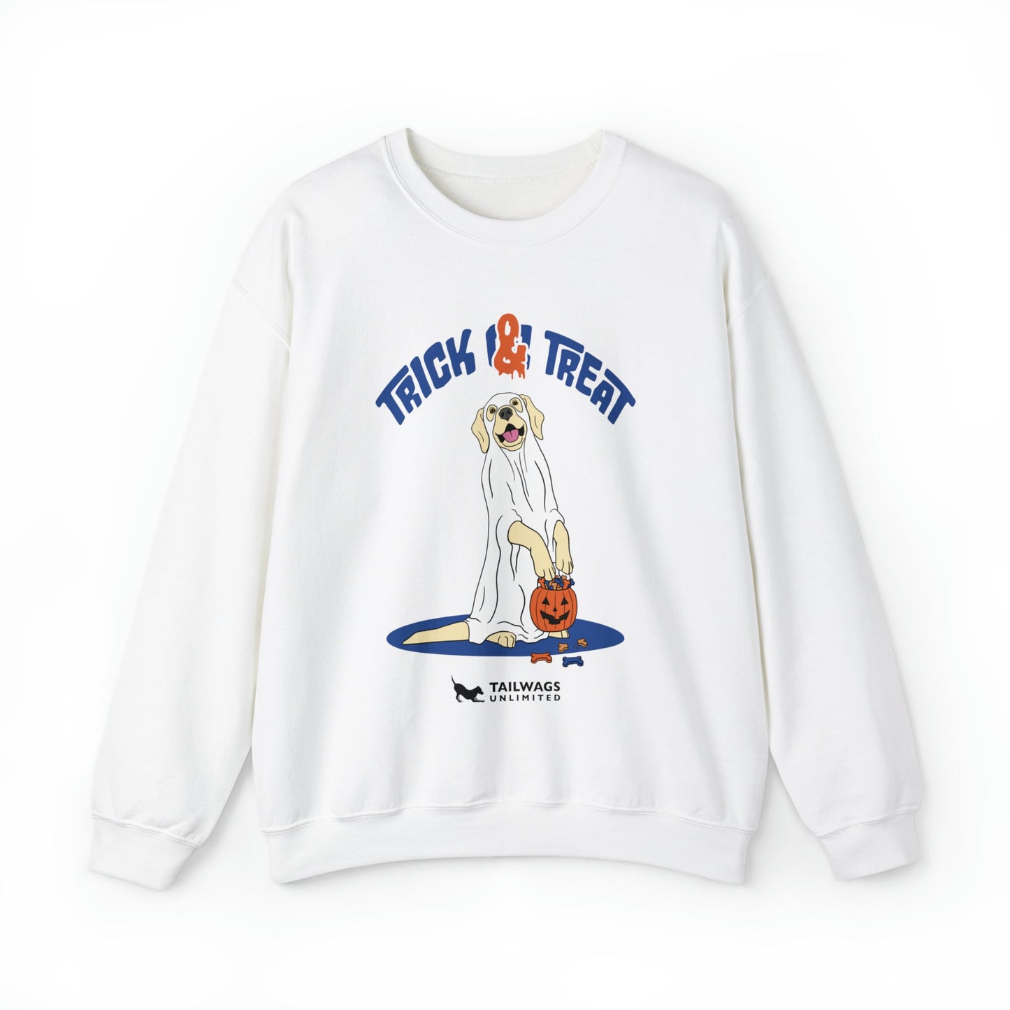 Trick & Treat Crewneck Sweatshirt - TAILWAGS UNLIMITED