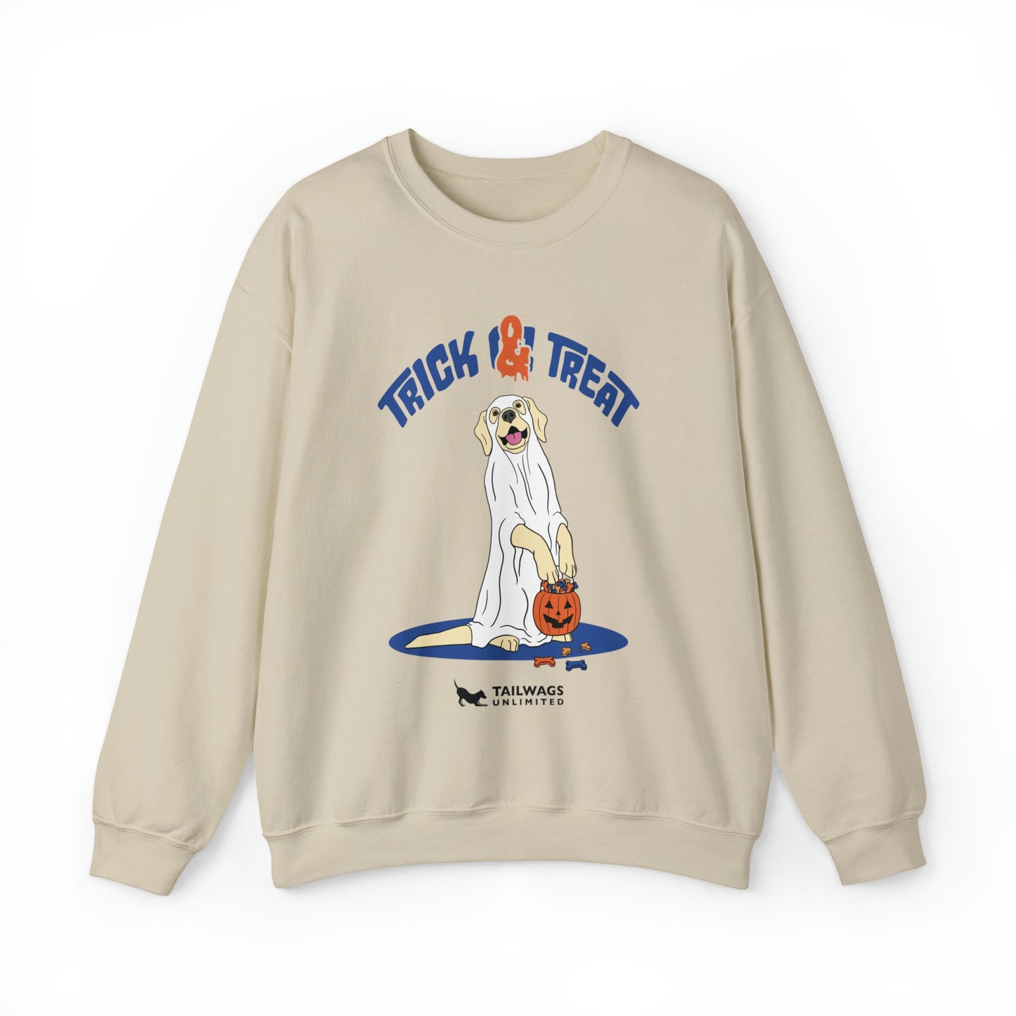 Trick & Treat Crewneck Sweatshirt - TAILWAGS UNLIMITED