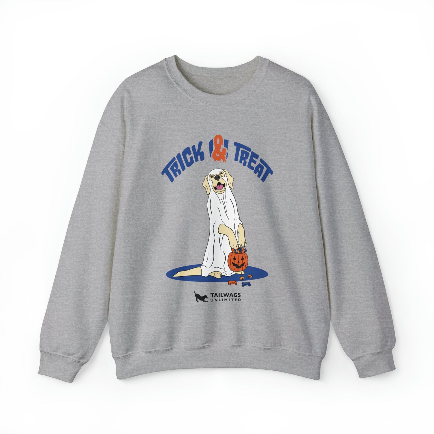 Trick & Treat Crewneck Sweatshirt - TAILWAGS UNLIMITED