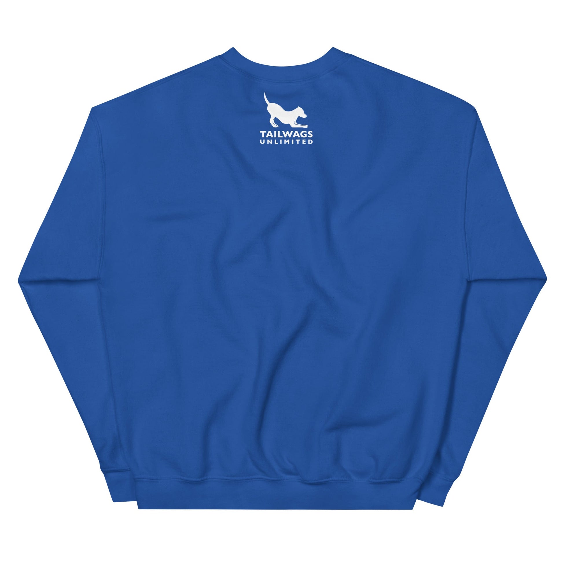 White Logo Crewneck Sweatshirt - TAILWAGS UNLIMITED