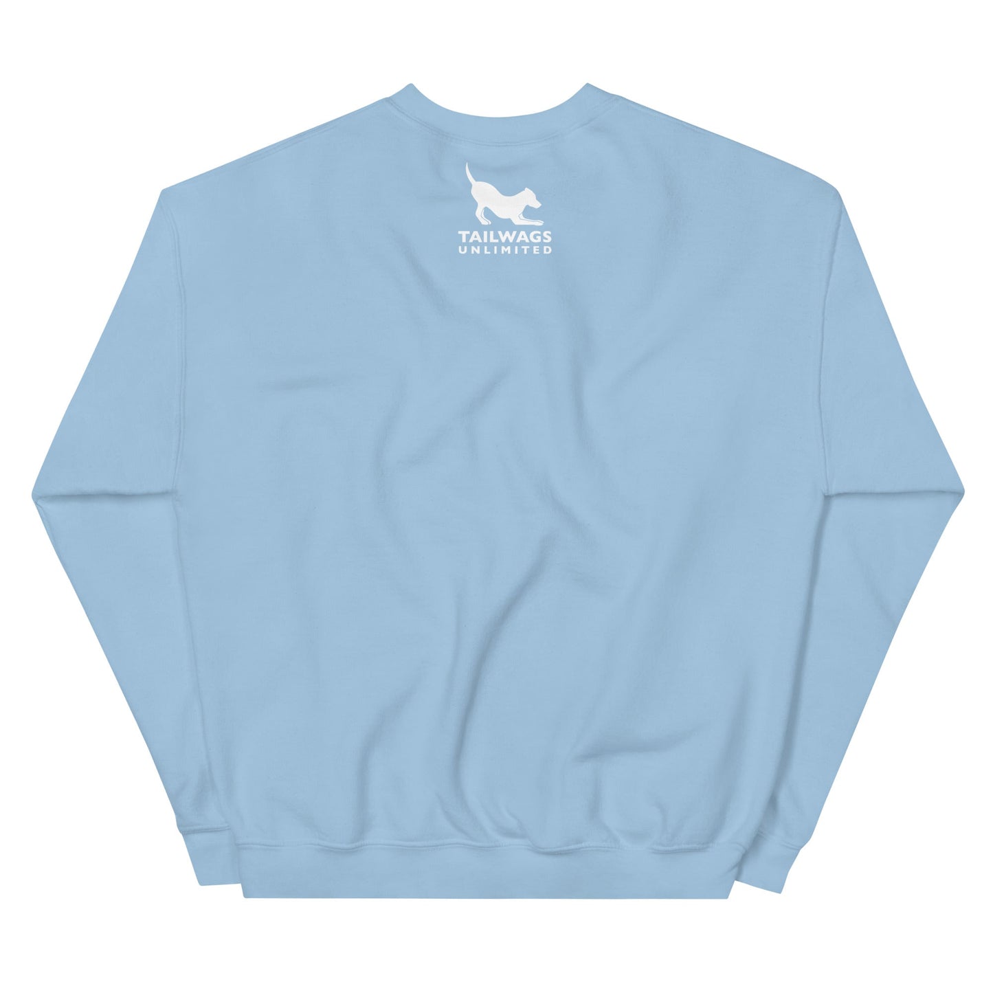 White Logo Crewneck Sweatshirt - TAILWAGS UNLIMITED