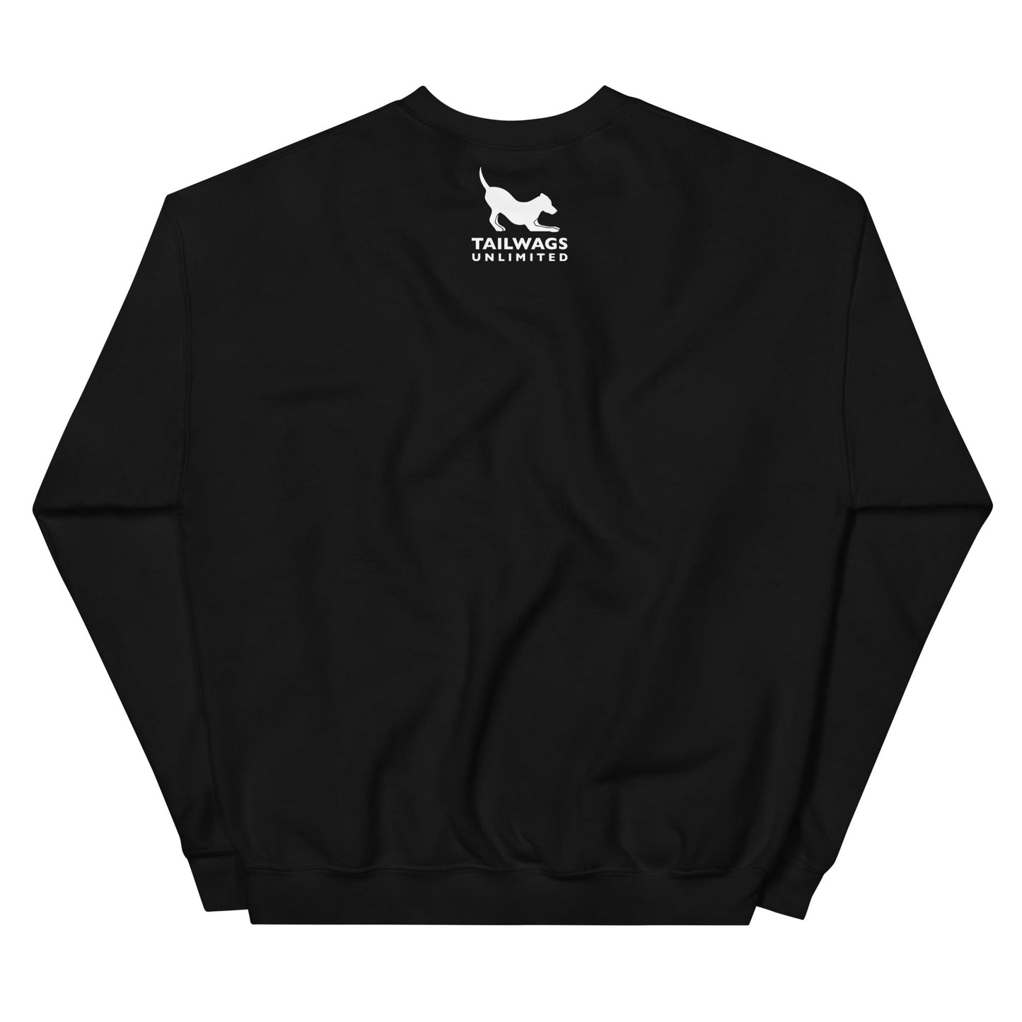 White Logo Crewneck Sweatshirt - TAILWAGS UNLIMITED