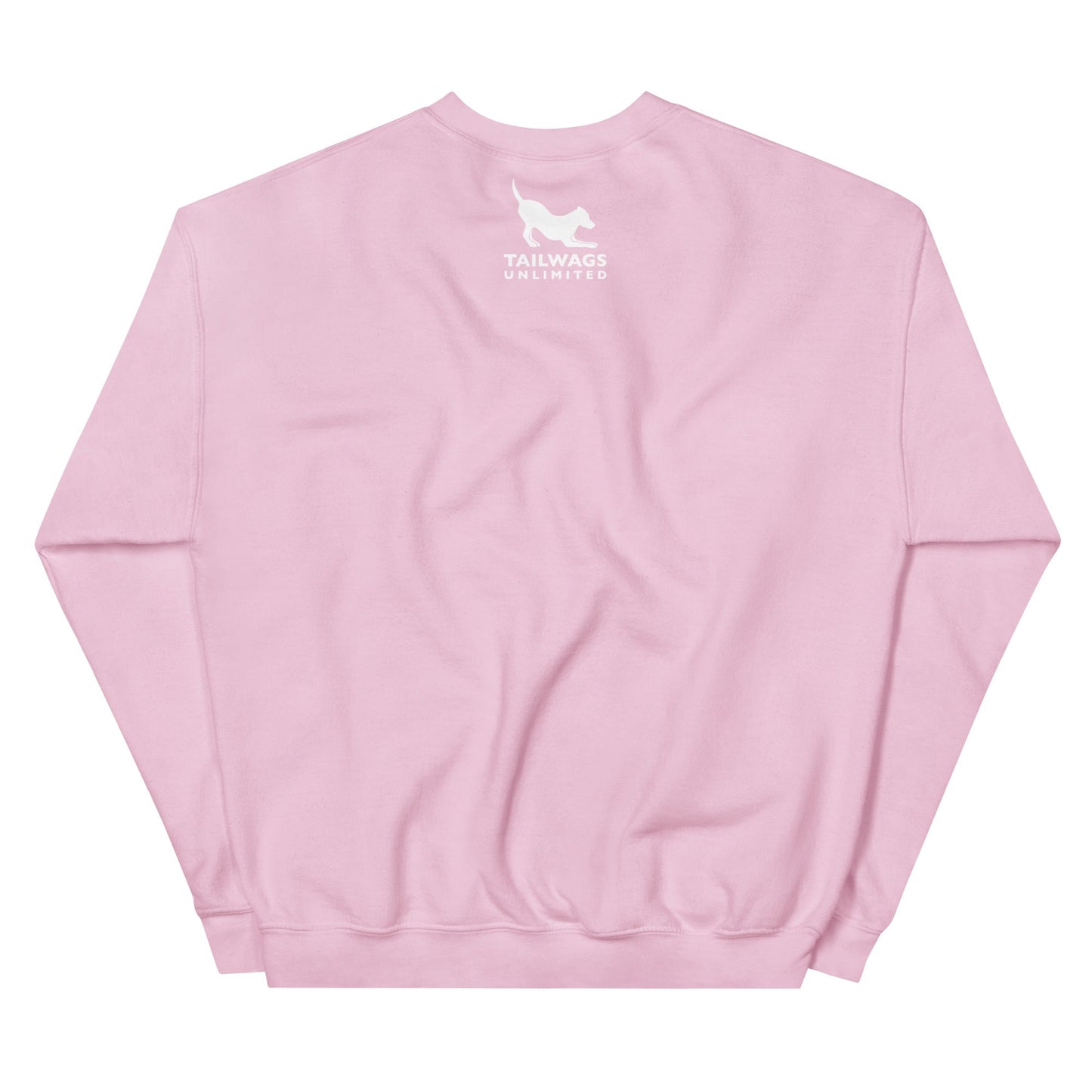 White Logo Crewneck Sweatshirt - TAILWAGS UNLIMITED