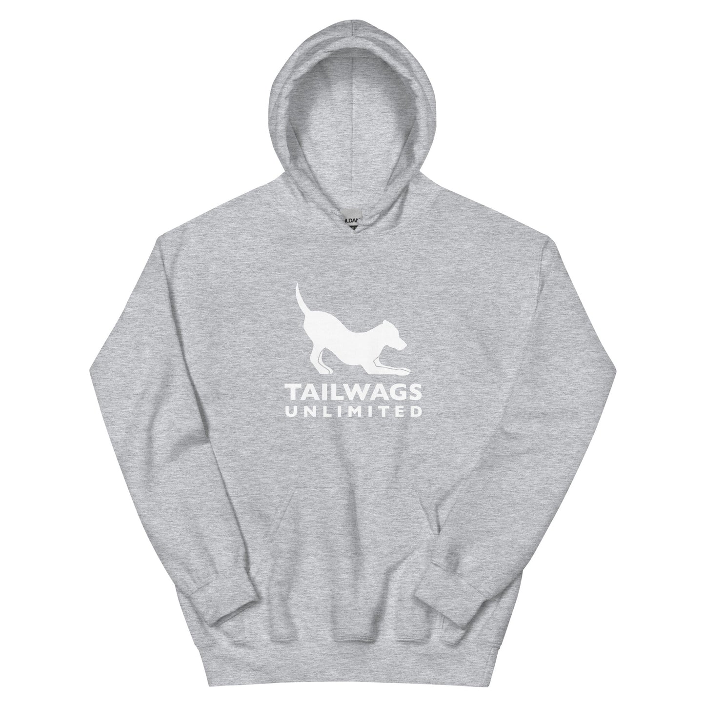 White Logo Hoodie - TAILWAGS UNLIMITED