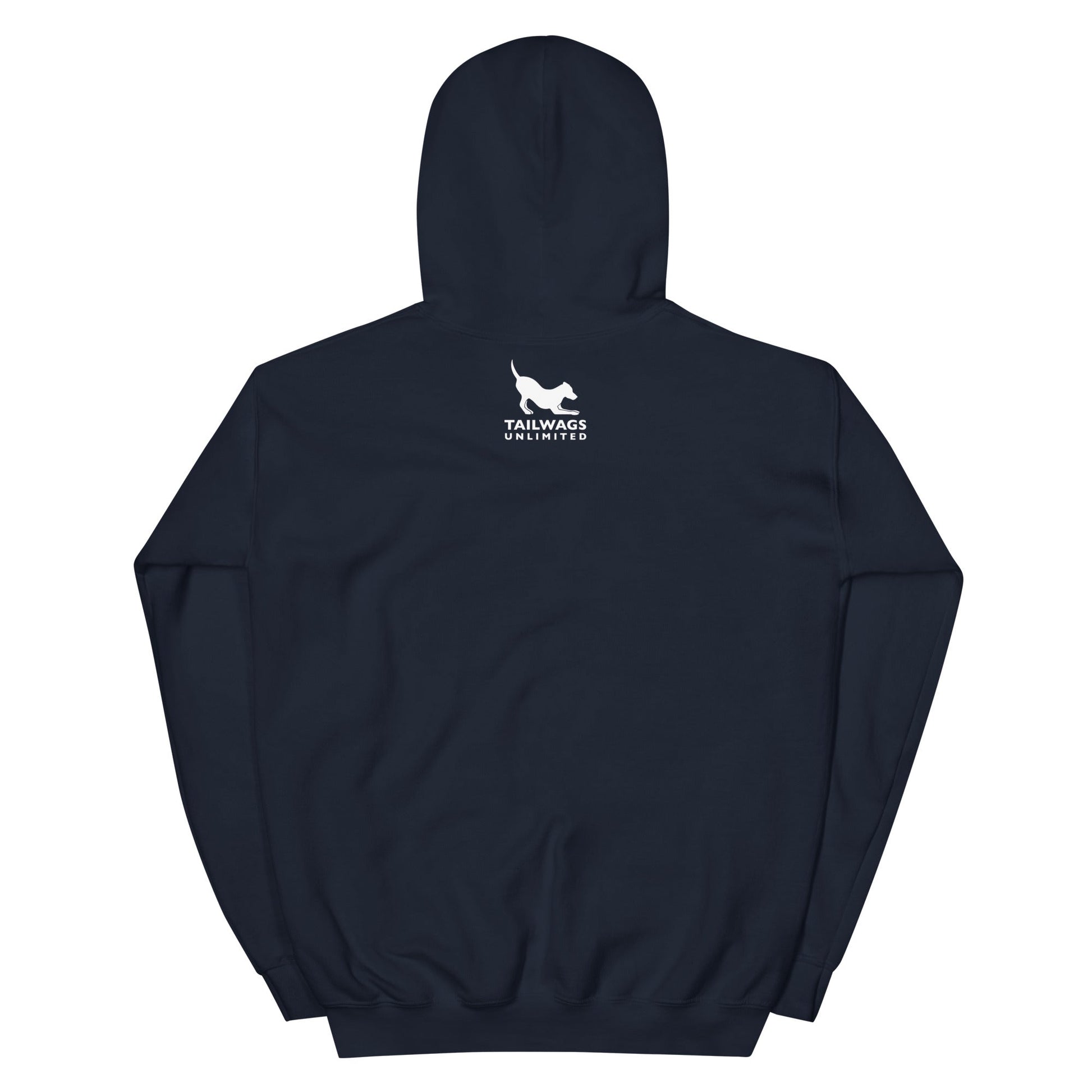 White Logo Hoodie - TAILWAGS UNLIMITED