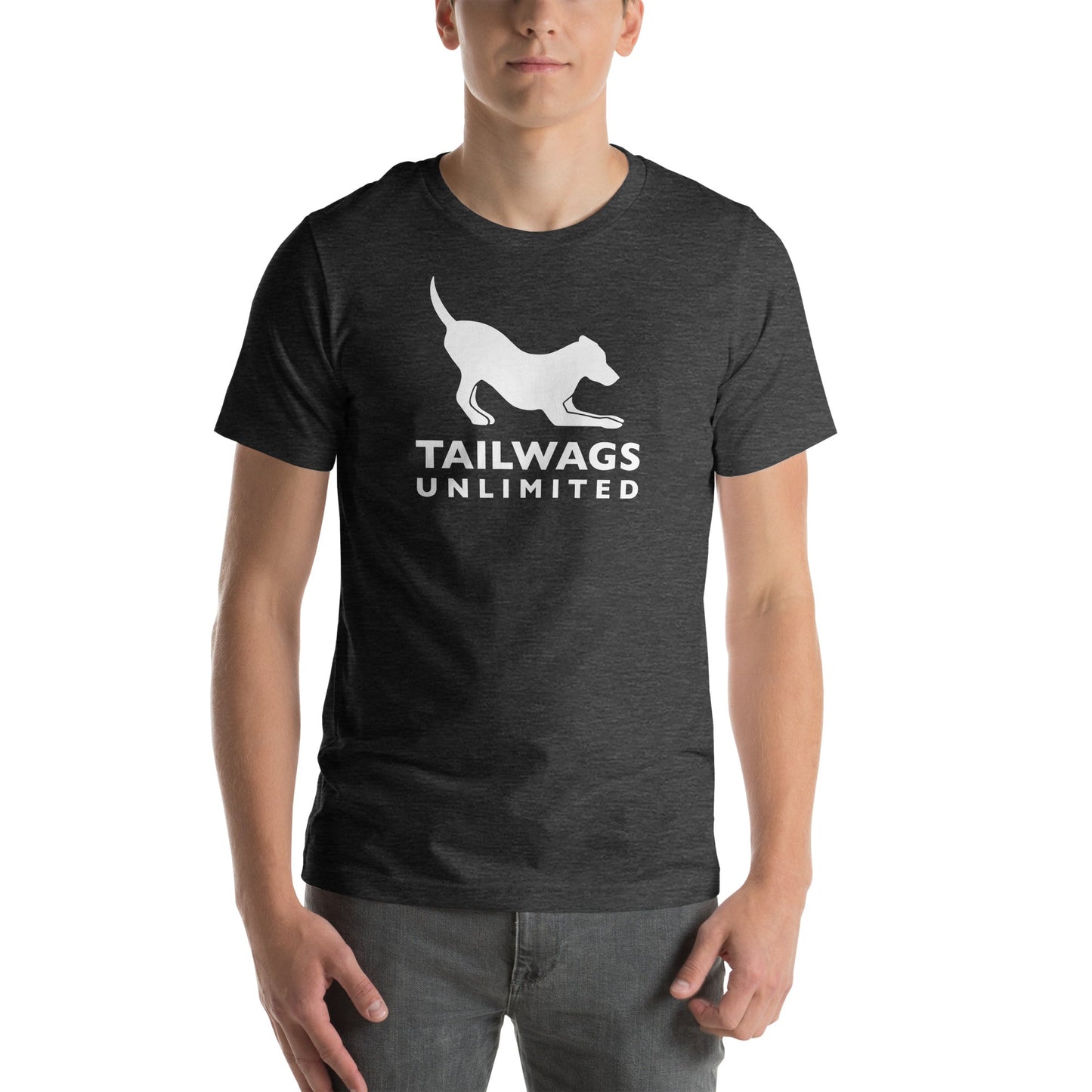 White Logo T-Shirt - TAILWAGS UNLIMITED