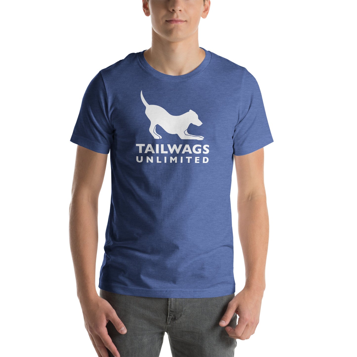 White Logo T-Shirt - TAILWAGS UNLIMITED